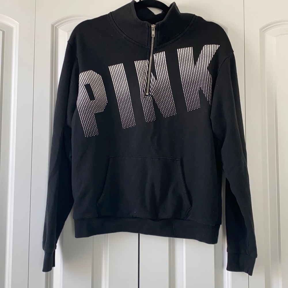 Medium PINK quarter zip